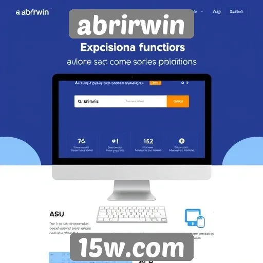 Análise das funcionalidades do site abrirwin
